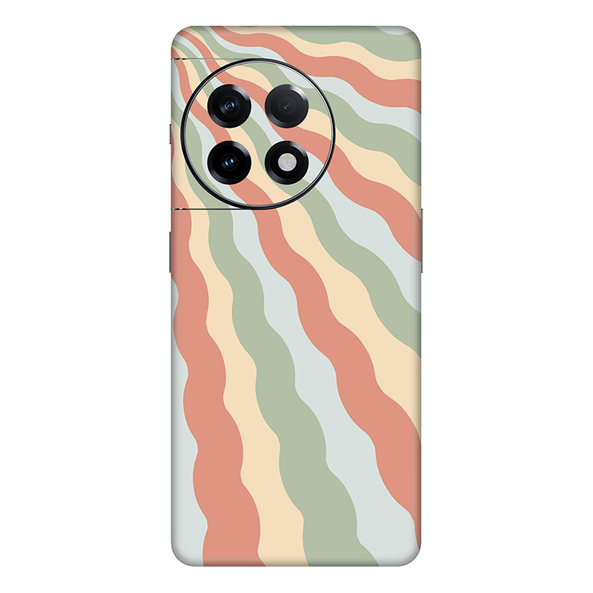 Oneplus 11 Series Peach Retro Waves Mobile Skin