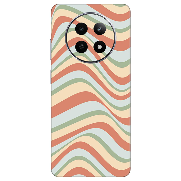 Realme 12 Series Retro Blue Swirl Mobile Skin