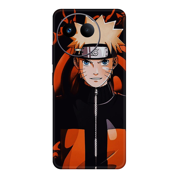 realme C Series Naruto Orange & Black Mobile Skin