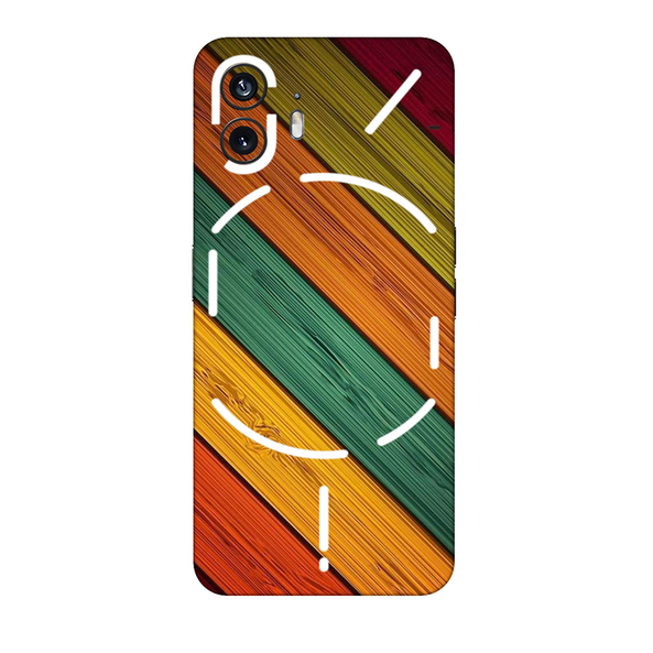 Nothing Series Multi Color Strip Mobile Skin