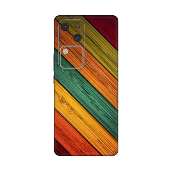 Vivo V Series Multi Color Strip Mobile Skin