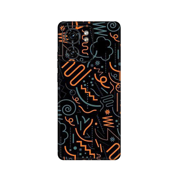 Motorola Edge Series Outlouders funky multicolor Mobile Skin