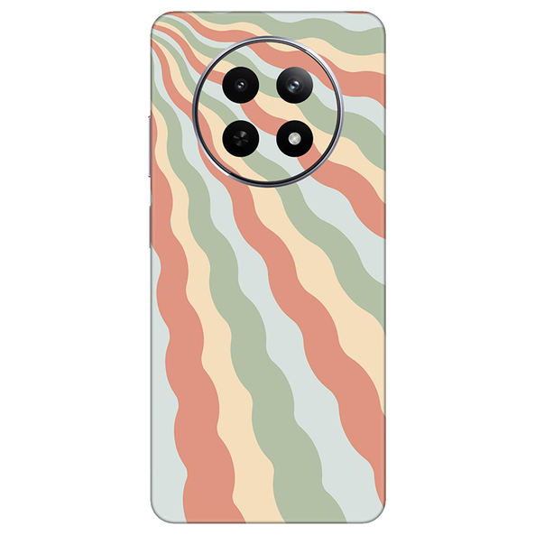 realme 12 Series Peach Retro Waves Mobile Skin