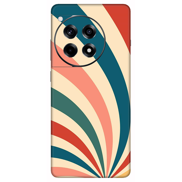 Oneplus 12 Sereis Blue Abstract Strips Mobile Skin