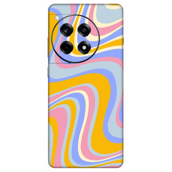 Oneplus 12 Sereis Rainbow Yellow Swirl Mobile Skin