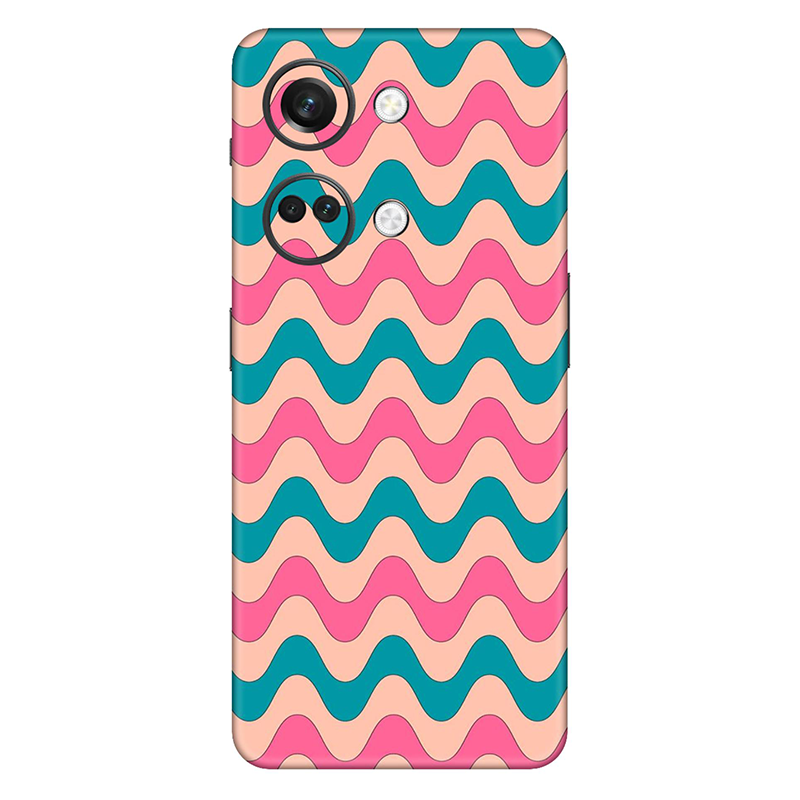 OnePlus Nord 3 Series Pink Blue Retro Waves Mobile Skin