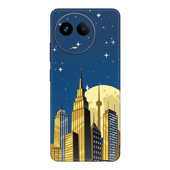 realme C Series Night Scenery City Mobile Skin