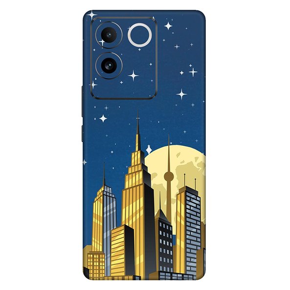 Vivo T Series Night Scenery City Mobile Skin