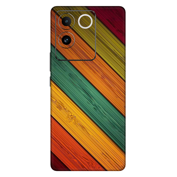 Vivo Y series Multi Color Strip Mobile Skin