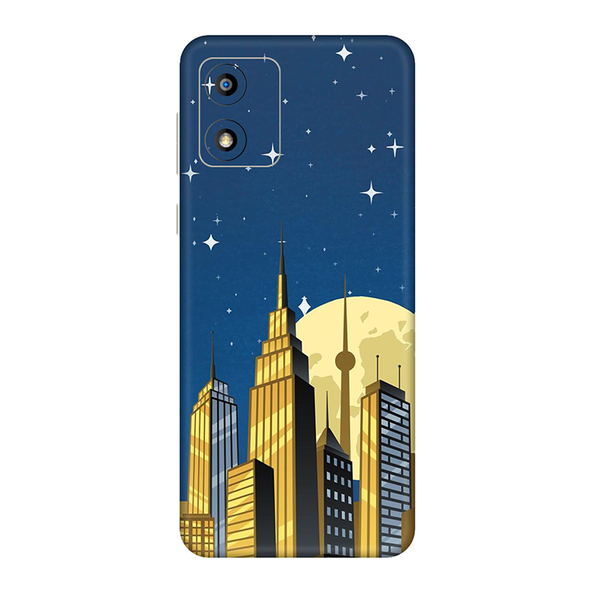 Motorola E Series Night Scenery City Mobile Skin