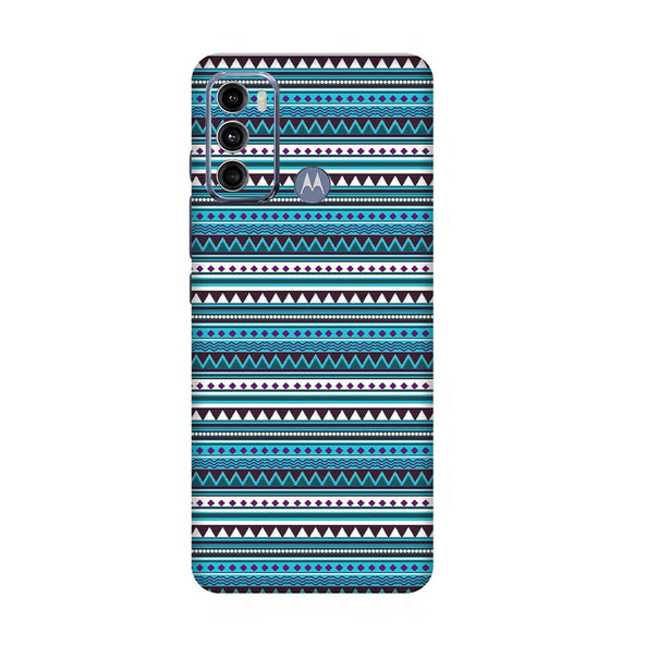 Motorola G Series Blue Strips Mobile skin