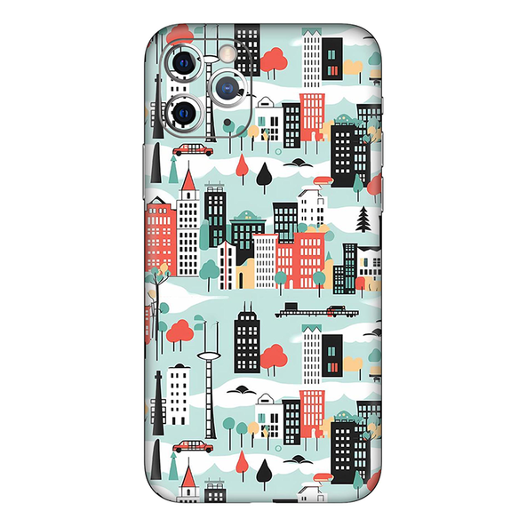 Iphone 11 Series Skyblue Street Mobile Skin