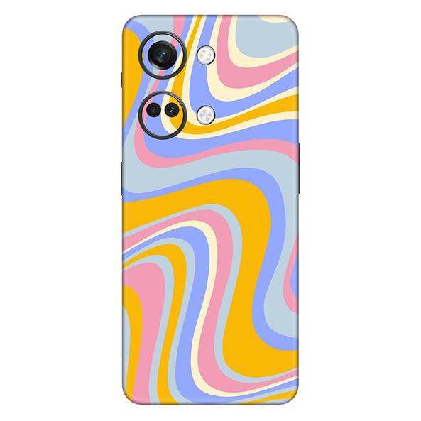 OnePlus Nord 3 Series Rainbow Yellow Swirl Mobile Skin