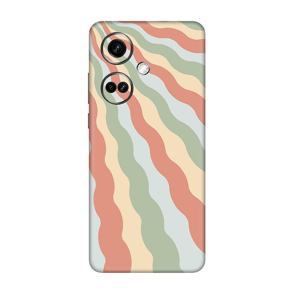 One Plus Nord CE Series Peach Retro Waves Mobile Skin