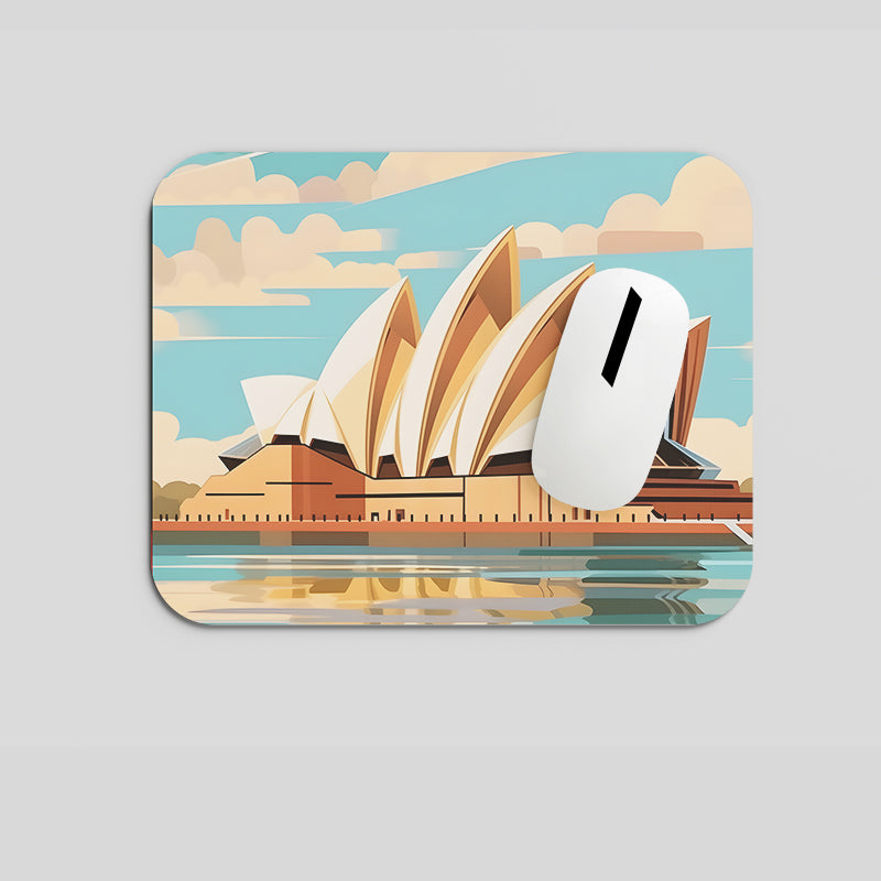 Melodyshoo iconic Sydney Opera House view Mousepad