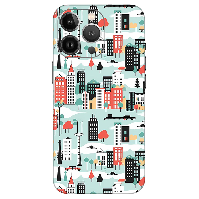 Iphone 13 Series Skyblue Street Mobile Skin