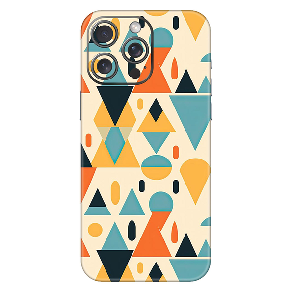 Iphone 14 Series Triangle Shape Geometric Mobile Skin