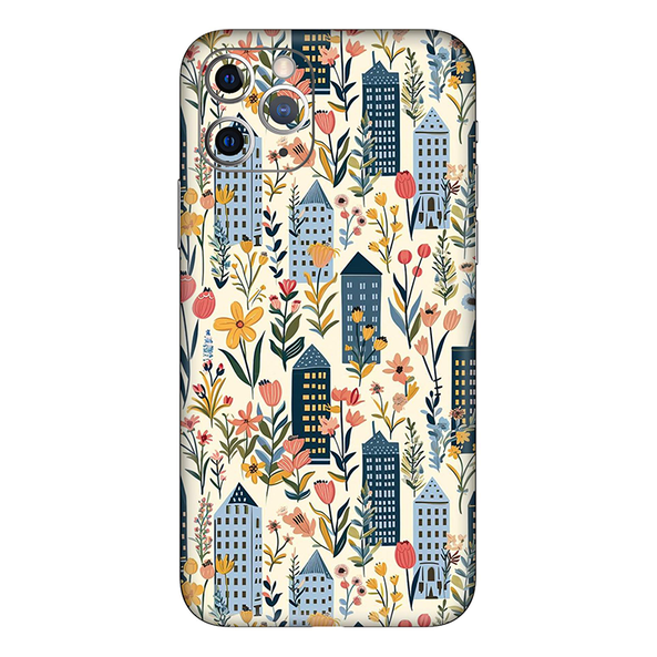 Iphone 11 Series Multicolored Floral Mobile Skin