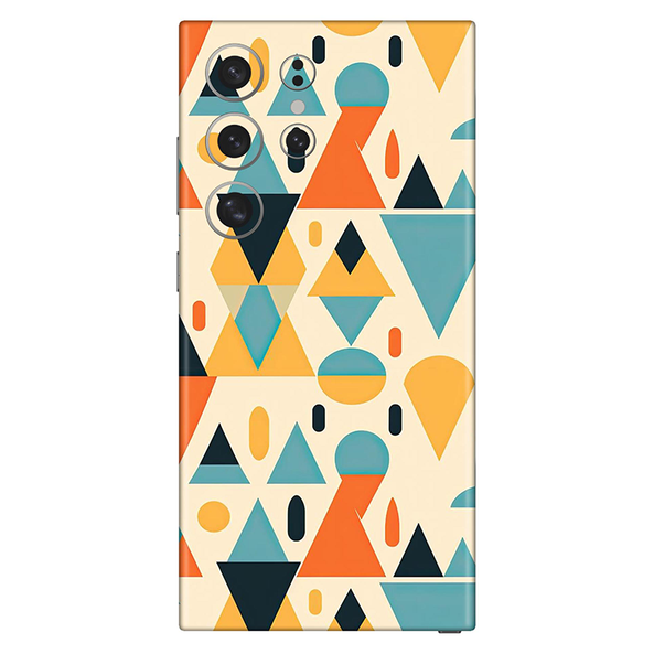 Samsung S24 Series Triangle Shape Geometric Mobile Skin