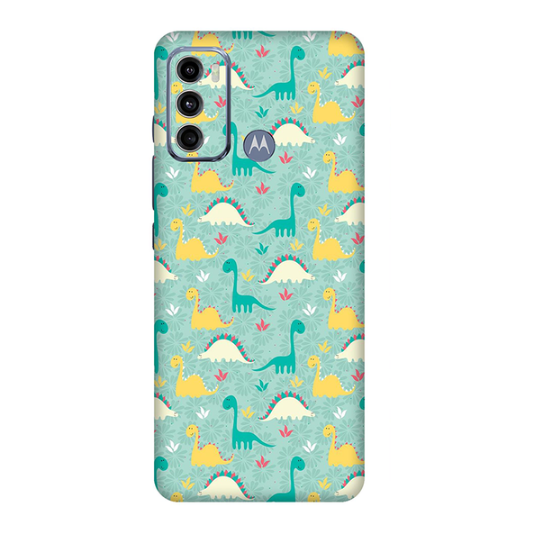 Motorola G Series  Dinosaur Doodle Mobile Skin