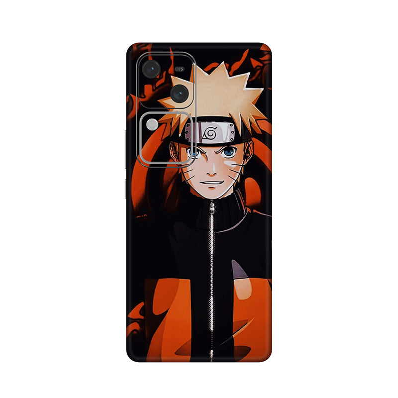 Vivo V Series Naruto Orange & Black Mobile Skin