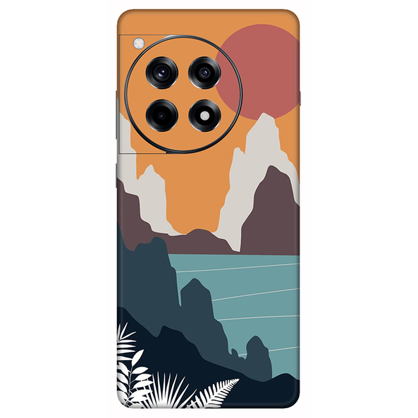 Oneplus 12 Series Orange Sky Aesthetic Mobile Skin