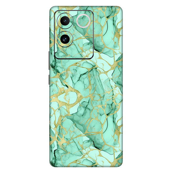 Vivo T Series Pastel Green Mobile Skin