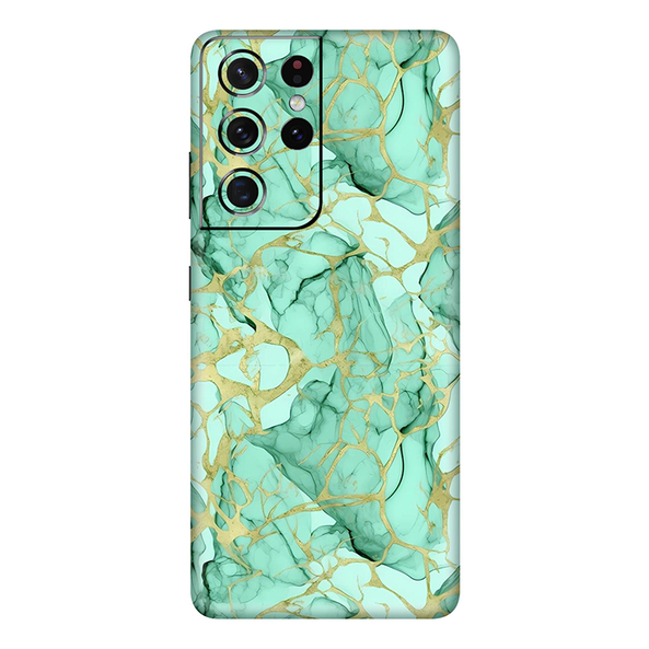 Samsung Galaxy S21 Series  Pastel Green Mobile Skin