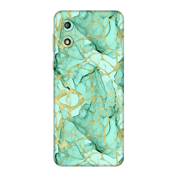 Motorola E Series Pastel Green Mobile Skin