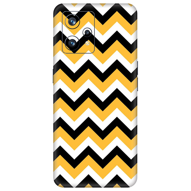 Realme 9 Series Yellow Strips Mobile Cover