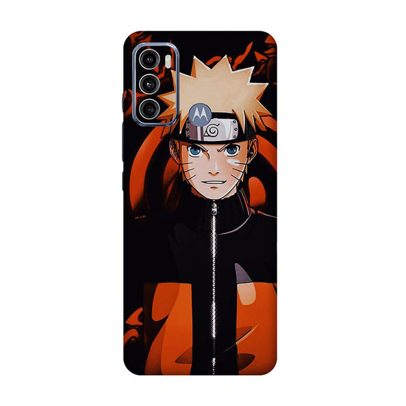 Motorola G Series Naruto Orange & Black Mobile Skin