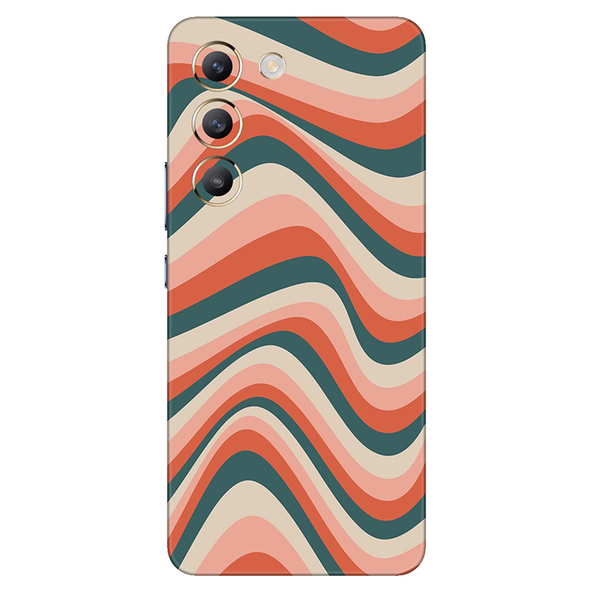 Vivo Y Series Peachy Teel Blue Mobile Skin