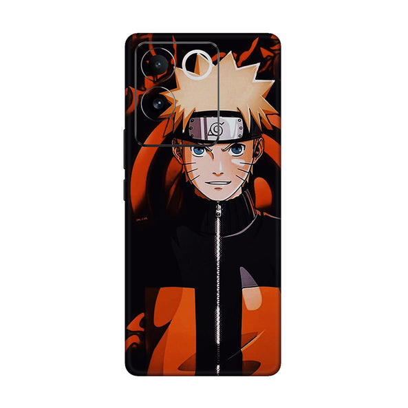 Vivo T Series  Naruto Orange & Black Mobile Skin