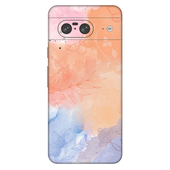 Google Pixel 8 Series  Persian Orange Watercolor Mobile Skin