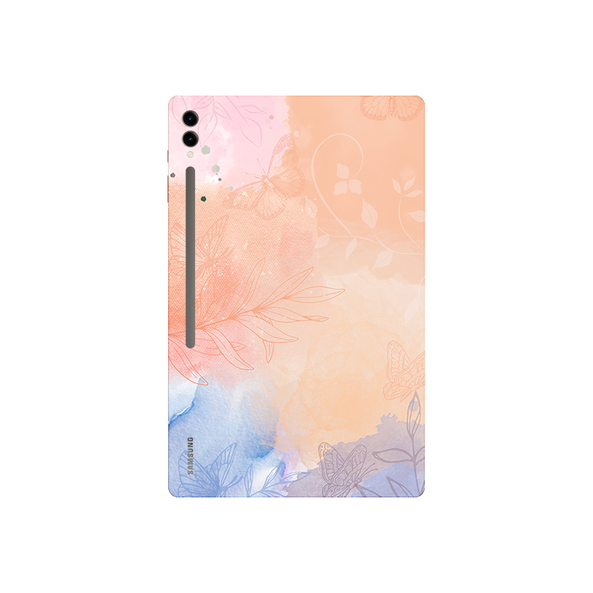 Persian Orange Watercolor Tablet Skin