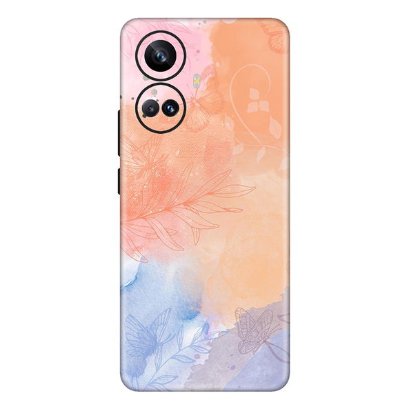 realme 10 Series Persian Orange Watercolor Mobile Skin