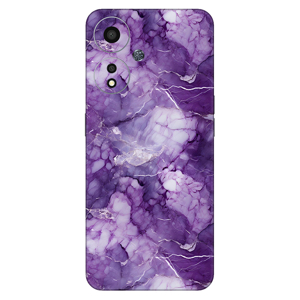 Oppo A Series Purple Marble Mobile Cover