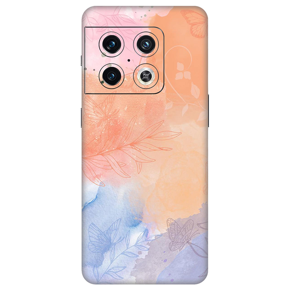 One Plus 10 Series Persian Orange Watercolor Mobile Skin