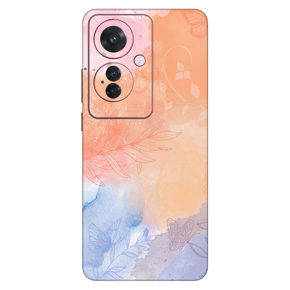 Nothing Series Persian Orange Watercolor Mobile Skin