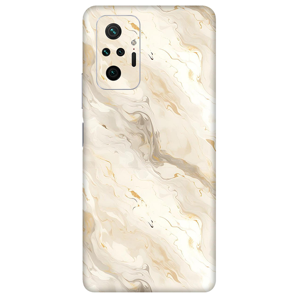 Xiaomi Redmi Note 10 Series Apricot Shade Marble Mobile Skin