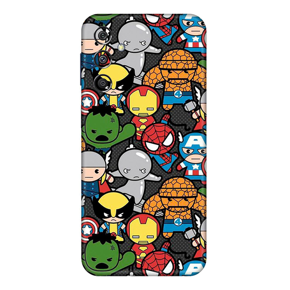 Samsung M Series Avengers Doodle Mobile Skin