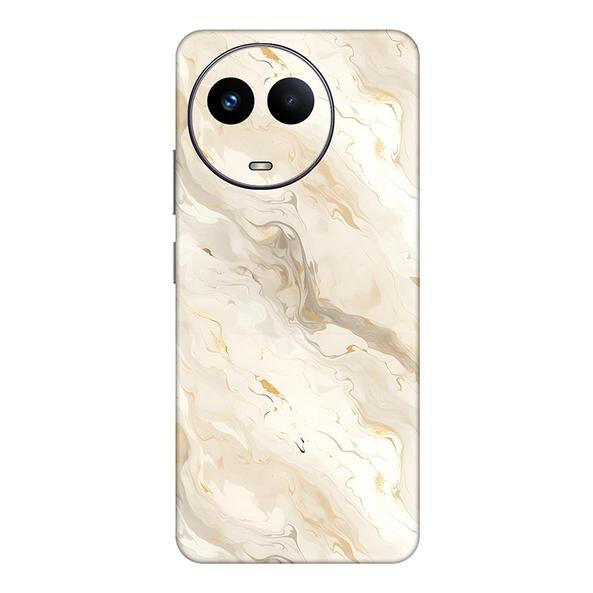 realme 11 Series Apricot Shade Marble Mobile Skin