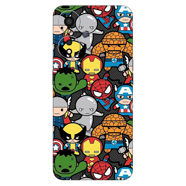 Oppo A Series Avengers Doodle Mobile Skin