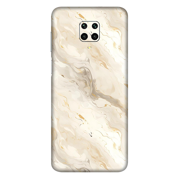 Xiaomi Redmi 9 Apricot Shade Marble Mobile Skin