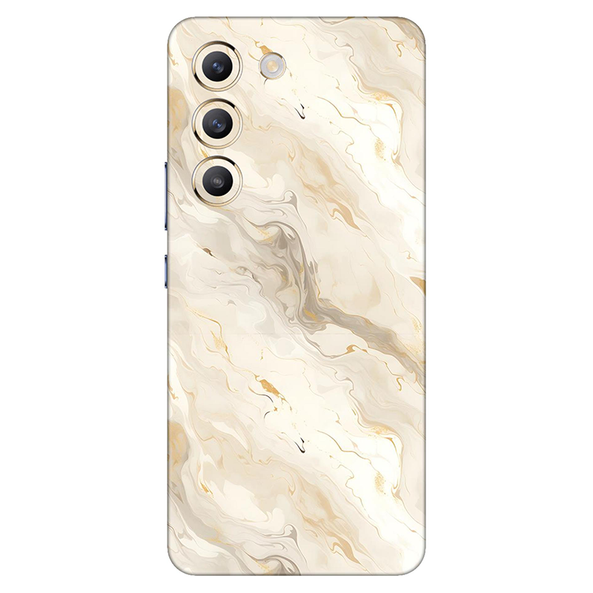 Vivo Y Series  Apricot Shade Marble Mobile Skin