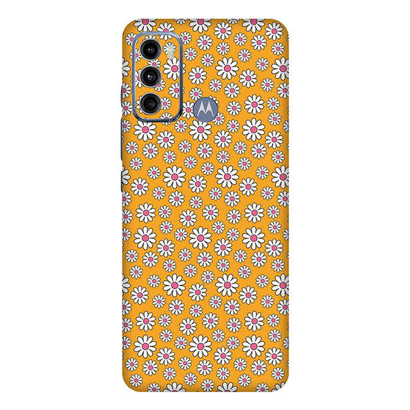 Motorola G Series Daisy flower orange Mobile Skin