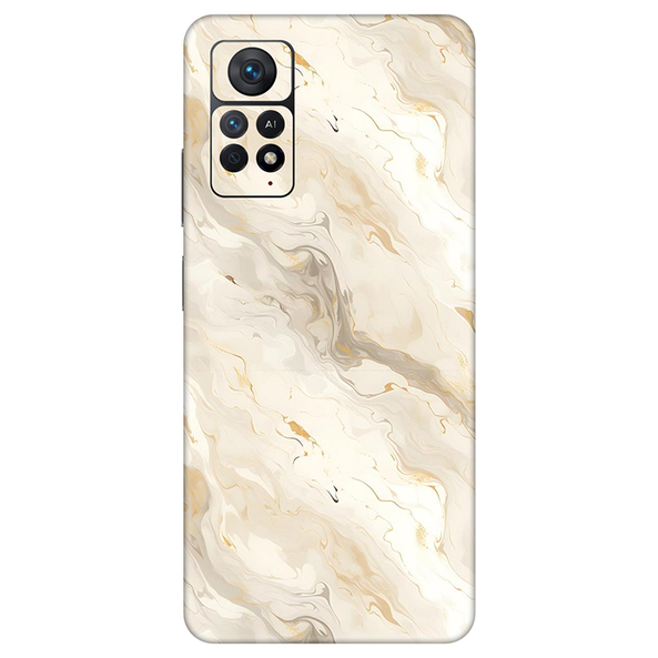 Xiaomi Redmi Note 11 Series Apricot Shade Marble Mobile Skin