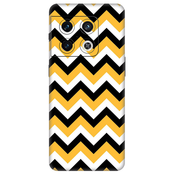 Oneplus 10 Series  Yellow Strips Mobile Cover