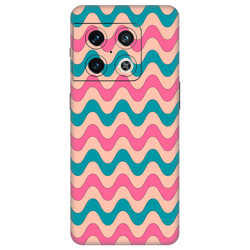 Oneplus 10 Series Pink Blue Retro Waves Mobile Skin