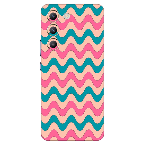 Vivo Y series Pink Blue Retro Waves Mobile Skin